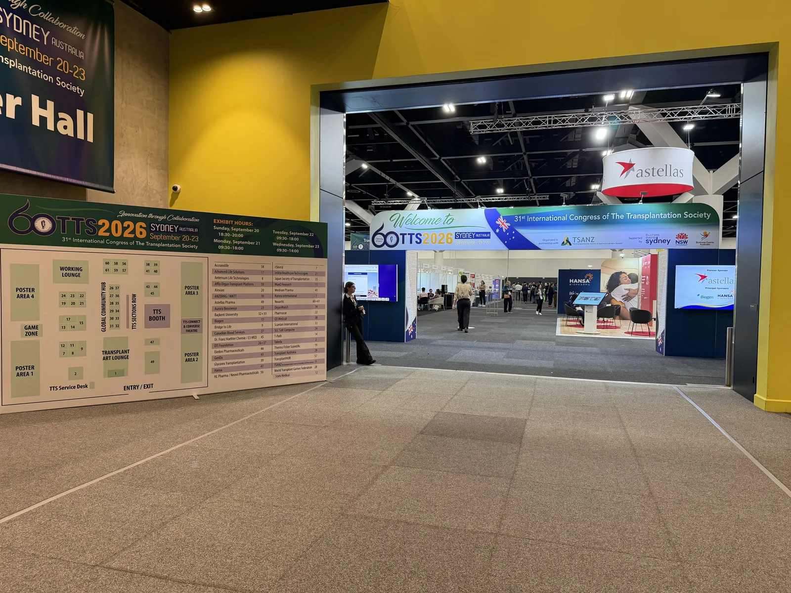 The entrance to the TTS 2026 exhibit hall at ICC Sydney
